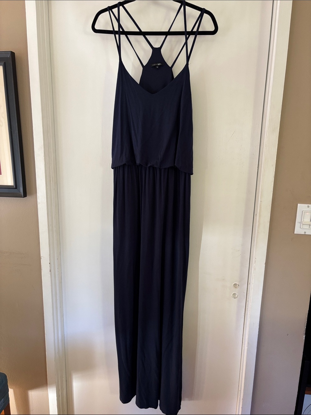 Papermoon Navy Strappy Maxi Dress